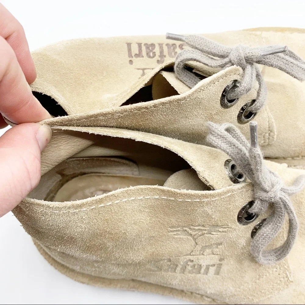 Clarks Women's Tan Suede Ankle Boots - Picture 7 of 13